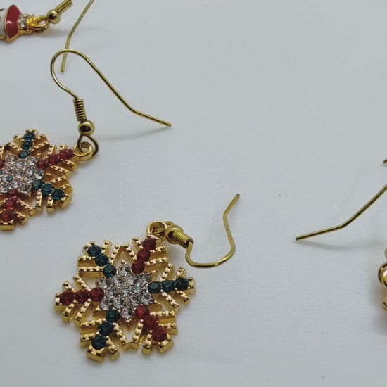 Holiday Christmas Earrings