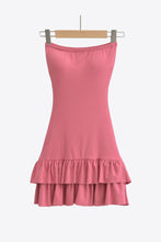 Load image into Gallery viewer, Strapless Ruffle Hem Dress
