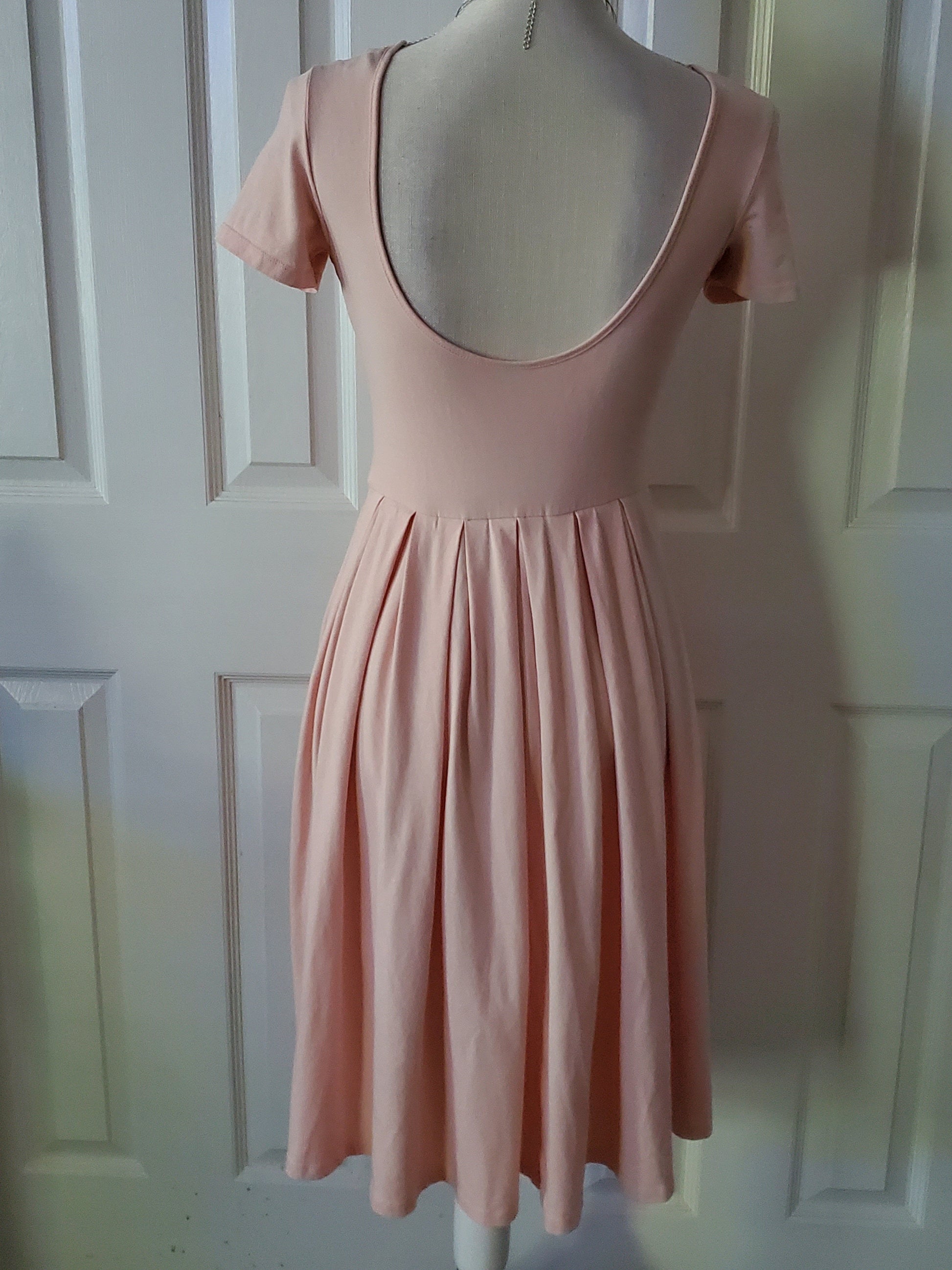 Low Scooped Back Dress Size 4