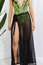 Load image into Gallery viewer, Marina West Swim Beach Is My Runway Mesh Wrap Maxi Cover-Up Skirt
