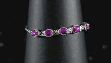 Load and play video in Gallery viewer, Purple Howlite Bolo Bracelet
