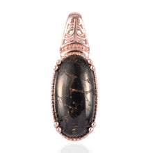 Load image into Gallery viewer, Matrix Silver Shungite Necklace 6.70 ctw
