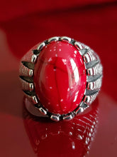Load image into Gallery viewer, Red Jasper Men&#39;s Ring Size 12
