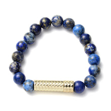 Load image into Gallery viewer, Stylish Lapis Lazuli 9-11mm Beaded Stretch Bracelet
