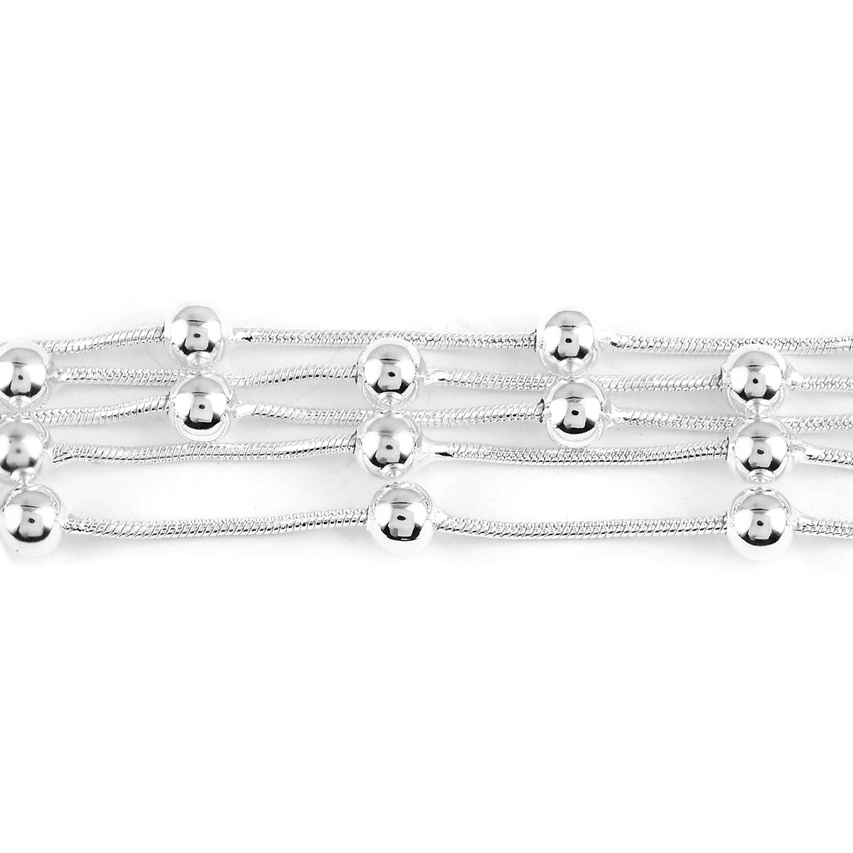 Women's Beautiful 5 Strand Station Bracelet