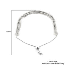 Load image into Gallery viewer, Beautiful Diamond 3 Strand Bolo Bracelet
