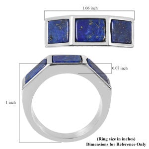 Lapis Lazuli Men's Ring Size 10