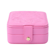 Load image into Gallery viewer, Faux Leather Jewellery Box with Velvet Anti Scratch Interior
