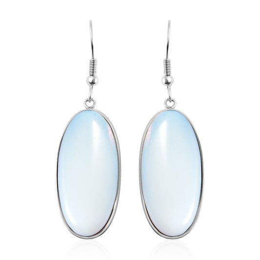 Women's Beautiful Opalite Elongated Earrings