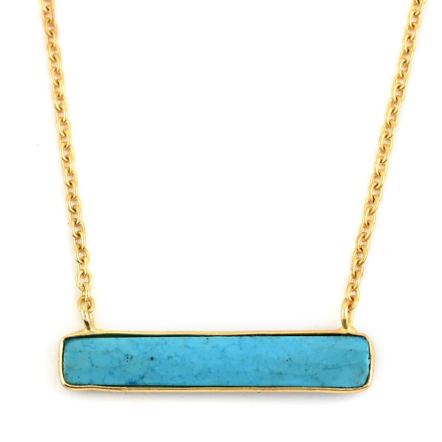 Women's Reconstituted Turquoise Necklace