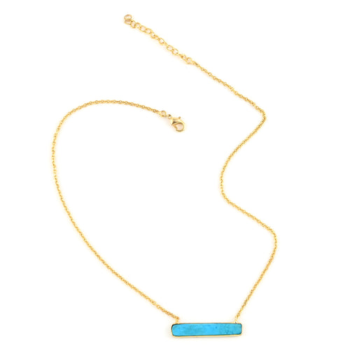 Women's Reconstituted Turquoise Necklace