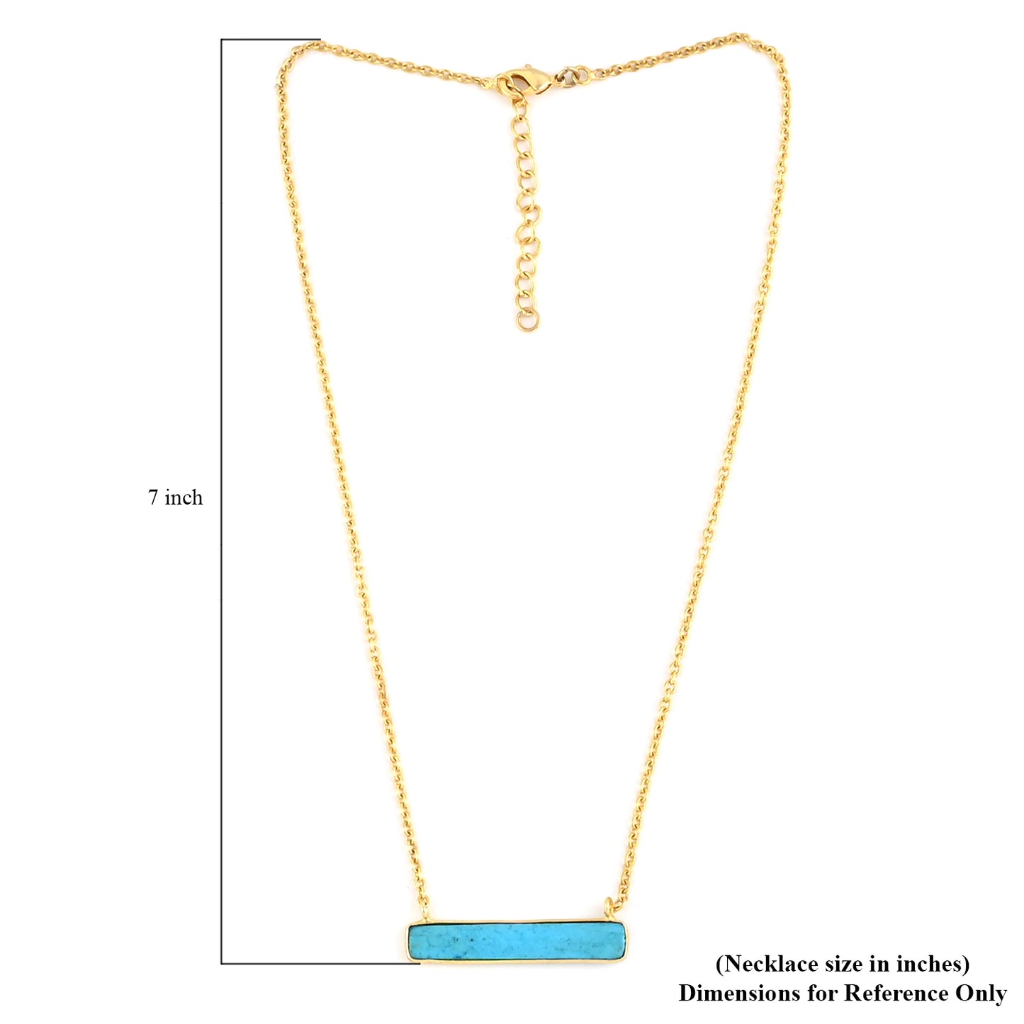 Women's Reconstituted Turquoise Necklace