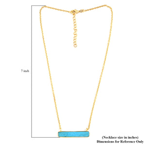 Women's Reconstituted Turquoise Necklace