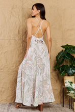 Load image into Gallery viewer, OneTheLand Watch Me Grow Open Cross Back Maxi Dress
