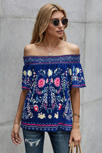 Load image into Gallery viewer, Floral Off-Shoulder Blouse
