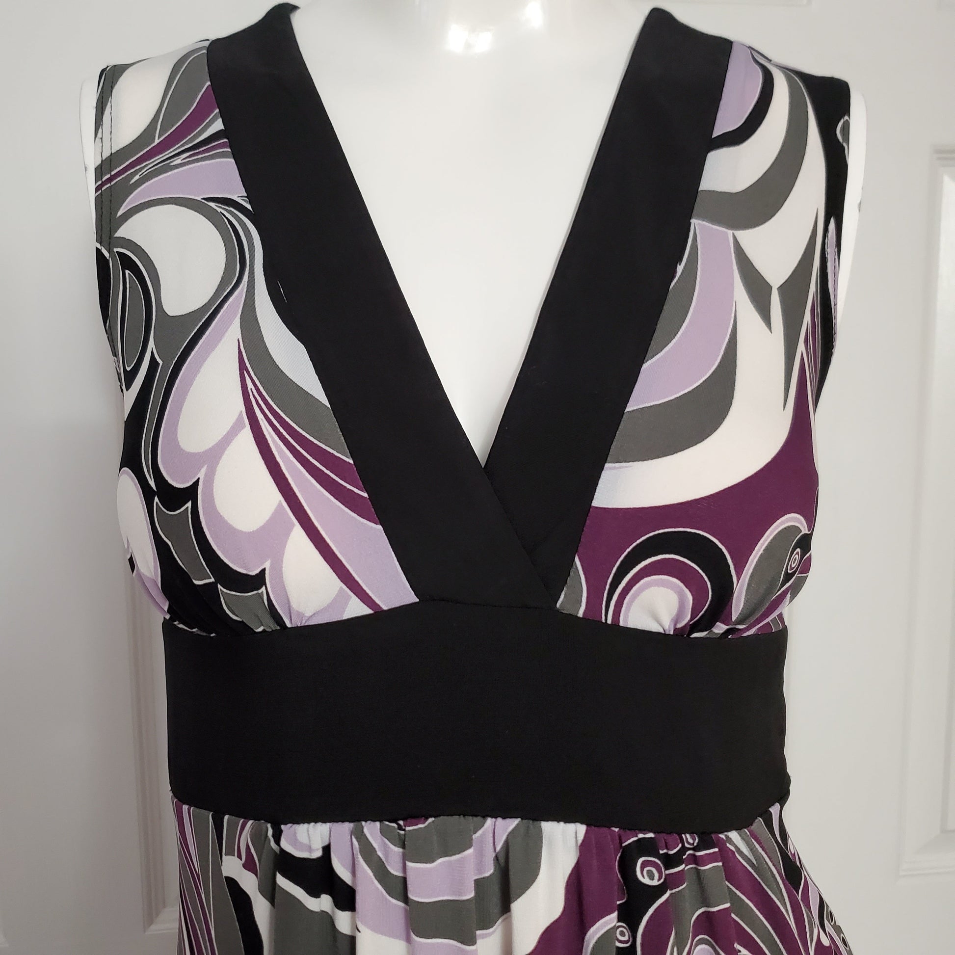 Empire Waist with V Neck Dress Size 2