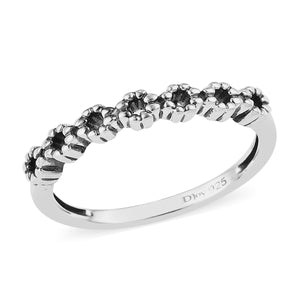 Women's Stylish Half Eternity Band Ring Size 6