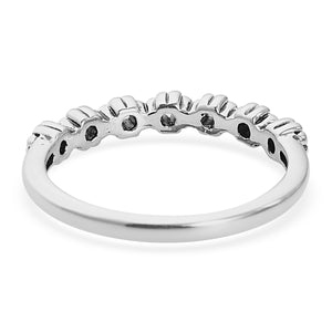 Women's Stylish Half Eternity Band Ring Size 6