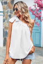 Load image into Gallery viewer, Tied One-Shoulder Blouse

