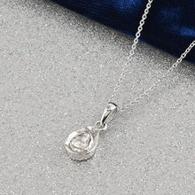 Load image into Gallery viewer, Artisan Crafted Genuine Polki Diamond Pendant in Platinum Over Sterling Silver
