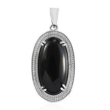 Load image into Gallery viewer, Astrogical Sign Leo Black Onyx Solitaire Pendant
