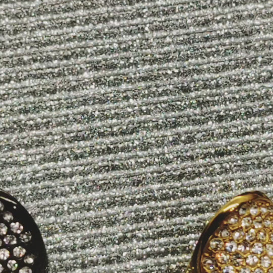 Swarovski Crystal Saddle Back Ring