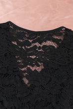 Load image into Gallery viewer, Surplice Neck Long Puff Sleeve Lace Bodysuit
