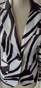 Zebra Print Ladies Jacket