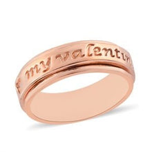 Load image into Gallery viewer, Spinner Ring in 14K size 7
