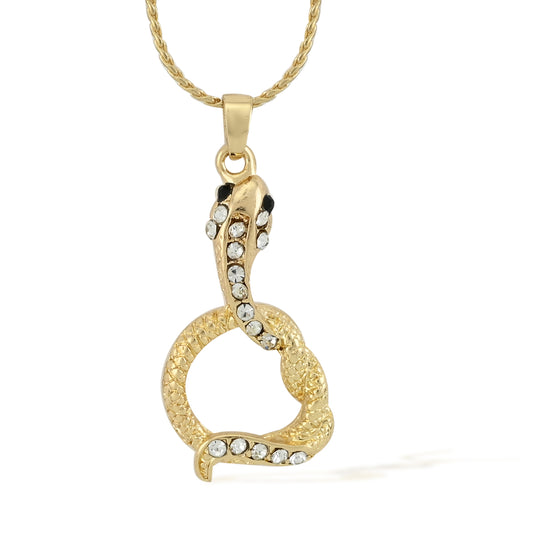 Andante Snake Pendant Necklace 20 in