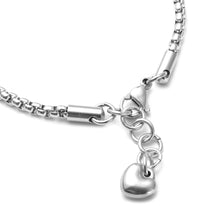 Load image into Gallery viewer, Austrian Crystal Heart Charm Bracelet

