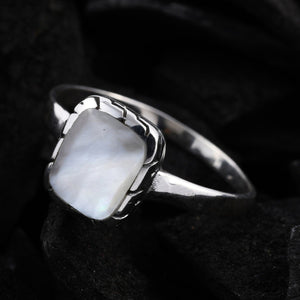 Beautiful Mother of Pearl Ring - Size 6 Whimsicalia