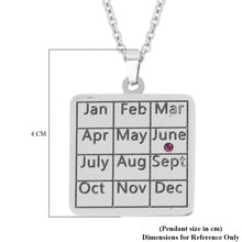 Load image into Gallery viewer, June Engraved Birthstone Necklace
