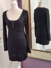 Load image into Gallery viewer, Black Bodycon Dress Size Medium
