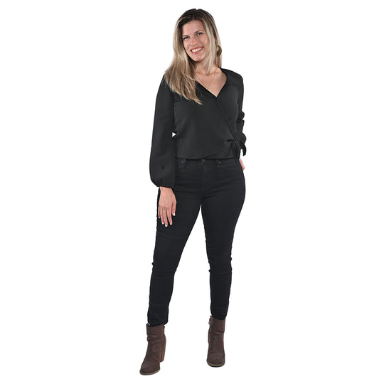 Women's Black Basic High-Rise Skinny Jeans