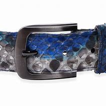 Load image into Gallery viewer, Men&#39;s 100% Natural Python Leather Belt Handcrafted
