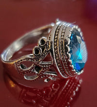 Load image into Gallery viewer, Unisex Blue Topaz Size 10 - WHIMSICALIA
