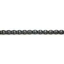 Load image into Gallery viewer, Men&#39;s Box Chain Bracelet in ION Plated Black Stainless Steel (8.00 In)
