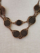 Load image into Gallery viewer, Bronze Necklace and Earrings
