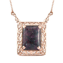 Load image into Gallery viewer, Freshened Tanzanite Black Spinel Vintage Necklace

