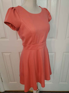 Coral Dress with Twisted Back Size 7