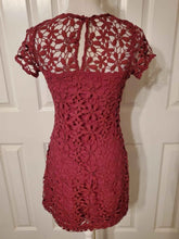 Load image into Gallery viewer, Lace Crochet Mini Dress Size XS

