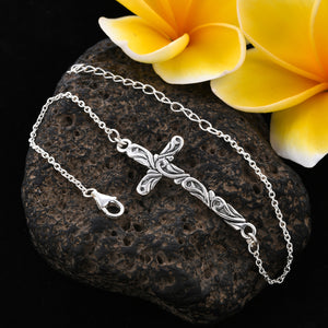 Cross Bracelet in Sterling Silver 2.80 Grams