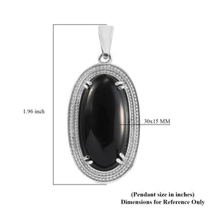 Astrogical Sign Leo Black Onyx Solitaire Pendant