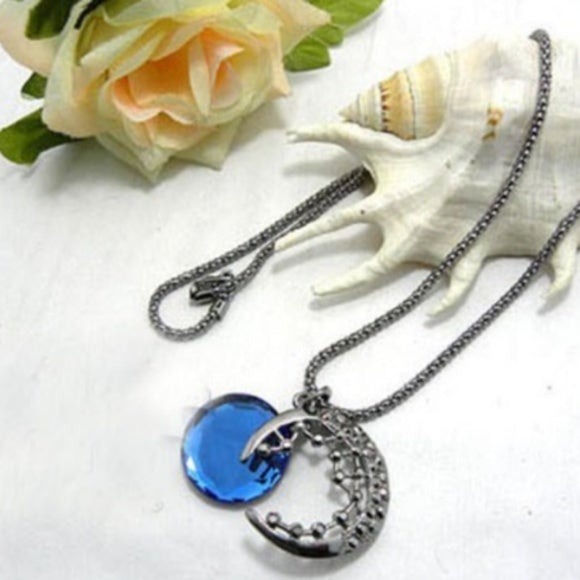 Exquisite Blue Moon Necklace - WHIMSICALIA