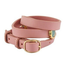 Load image into Gallery viewer, White Chalcedony, Chalcedony or Pink Chalcedony Leather Wrap Bracelet
