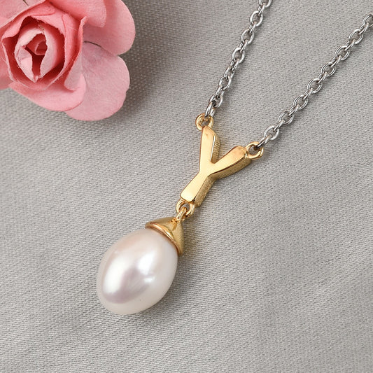 Freshwater Pearl Drop Pendant Necklace