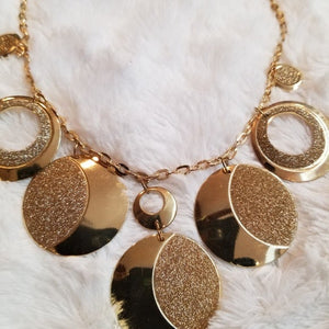 Gold Statement Piece Necklace - WHIMSICALIA