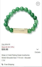 Load image into Gallery viewer, Green Aventurine Stretch Bracelet 7.75&quot;
