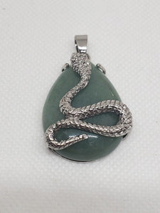 Green Aventurine Serpent Necklace